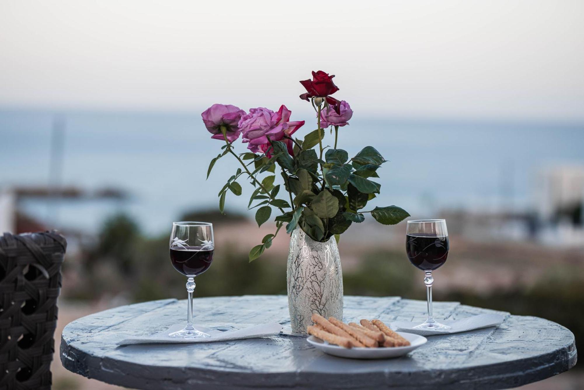 Aegean Sunrise View Villa Archangelos  Buitenkant foto