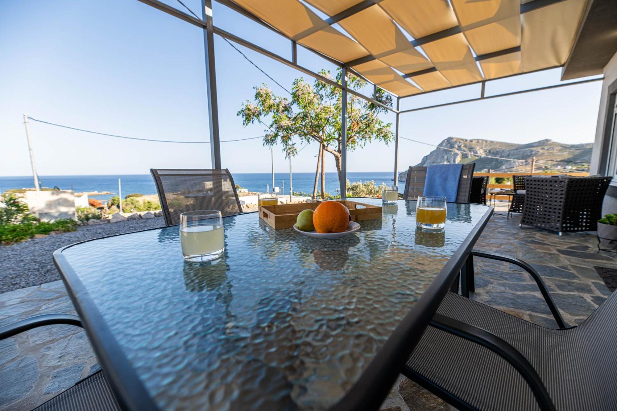 Aegean Sunrise View Villa Archangelos  Buitenkant foto