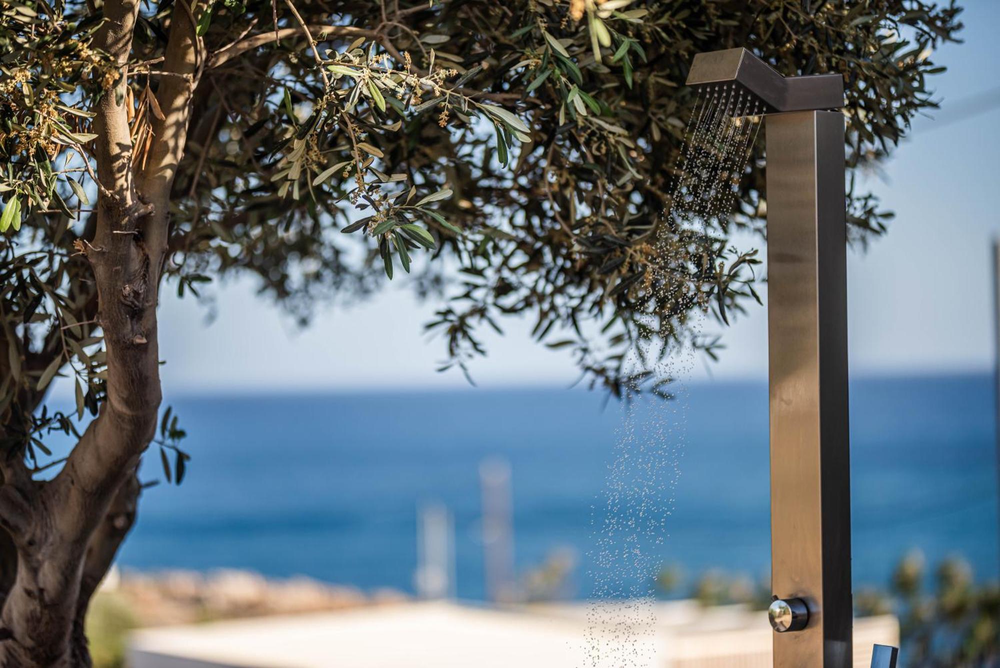 Aegean Sunrise View Villa Archangelos  Buitenkant foto