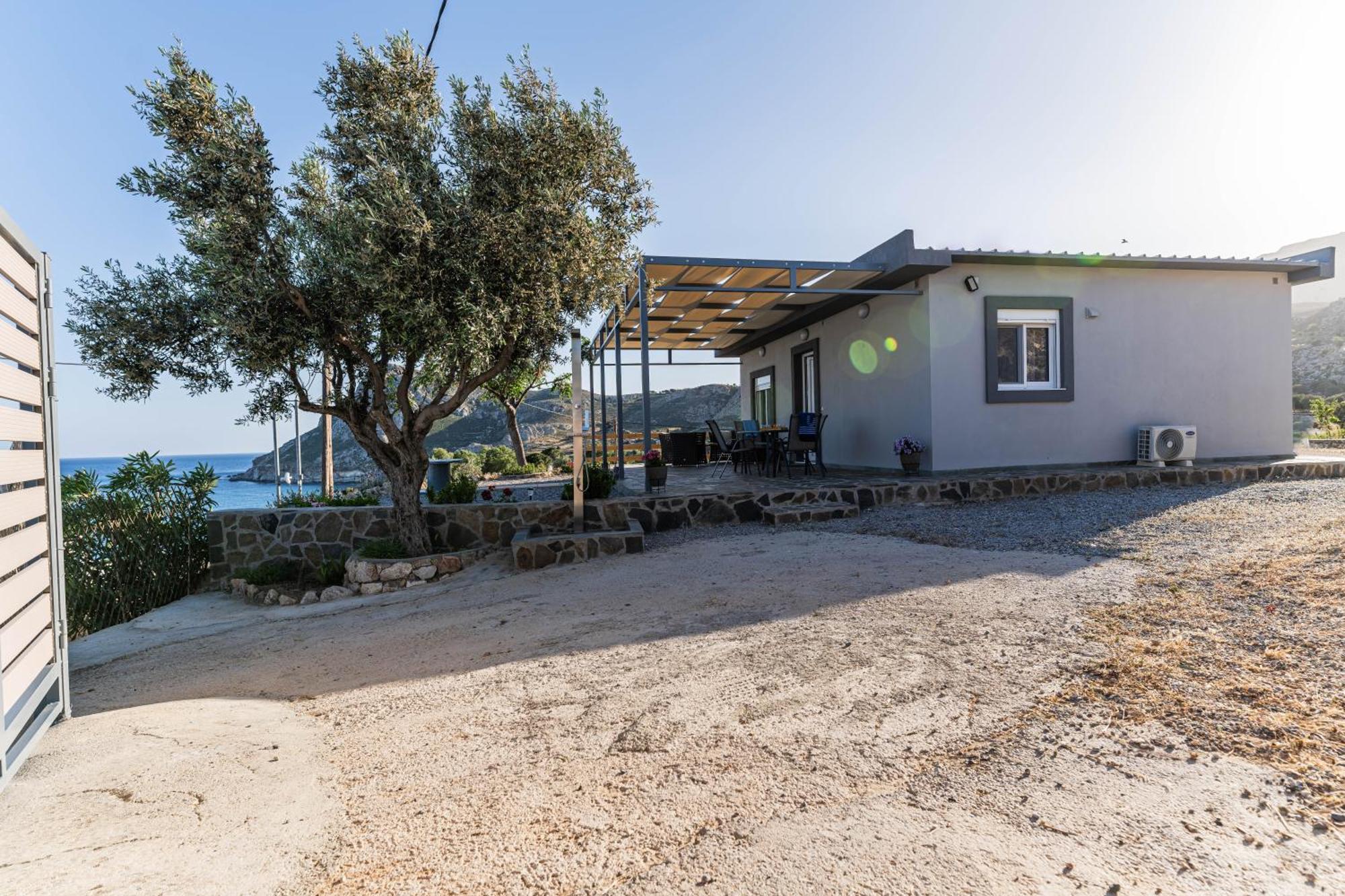 Aegean Sunrise View Villa Archangelos  Buitenkant foto