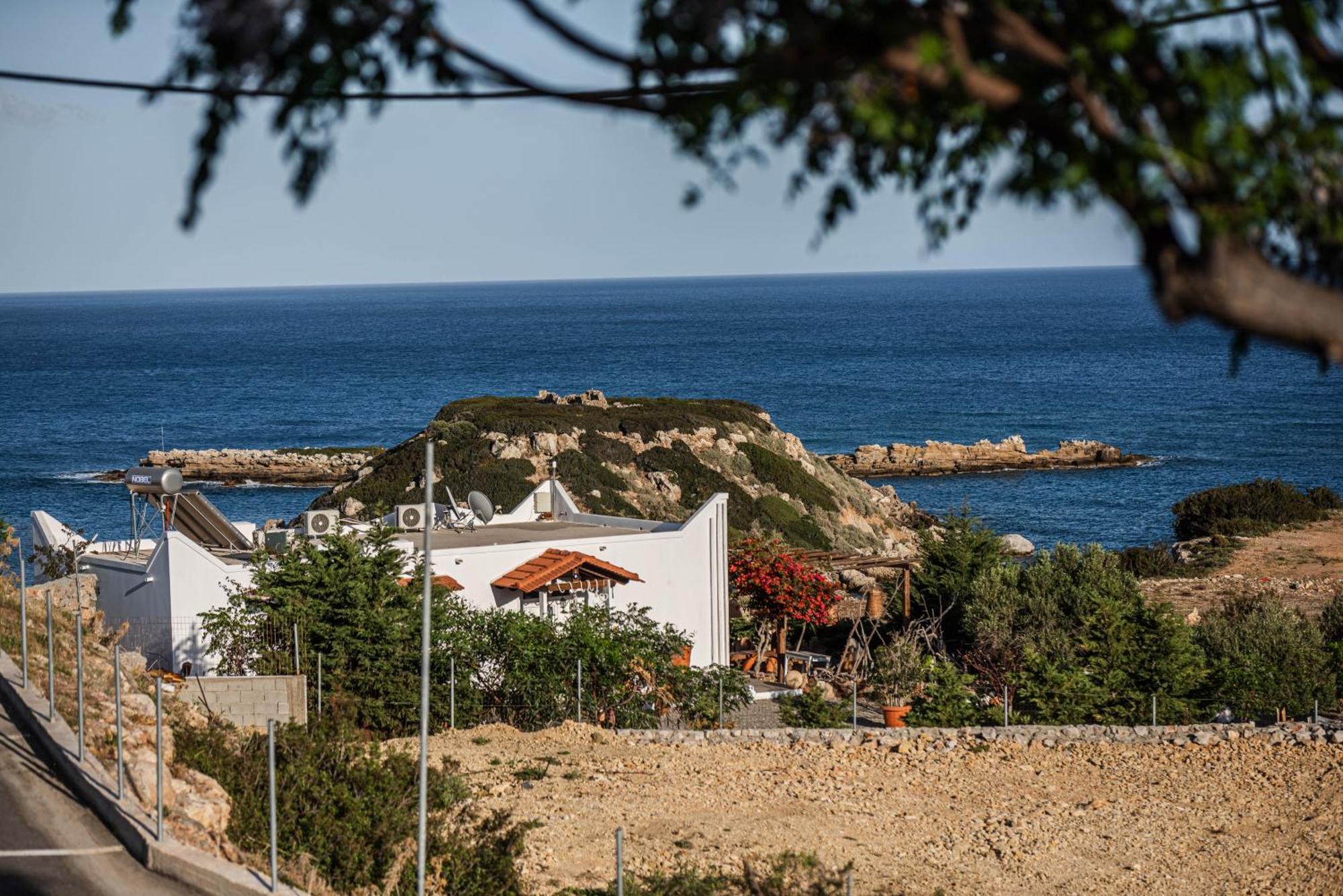 Aegean Sunrise View Villa Archangelos  Buitenkant foto